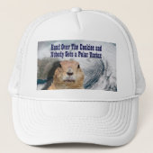 Groundhog Day Polar Vortex Trucker Pet (Voorkant)