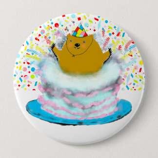 Groundhog Day Ronde Button 4,0 Cm
