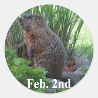 Groundhog Day Ronde Sticker
