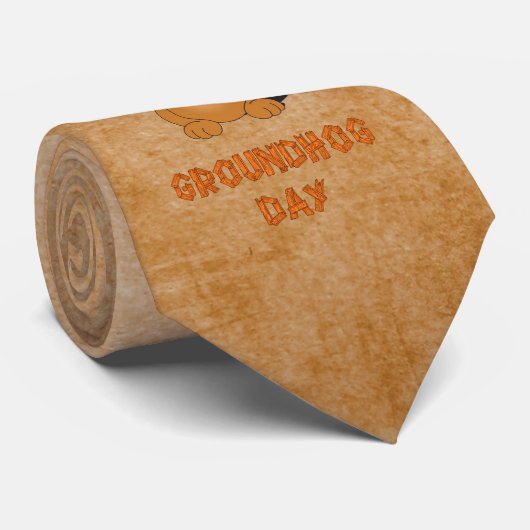 GROUNDHOG DAY-STROPDAS STROPDAS (Opgerold)