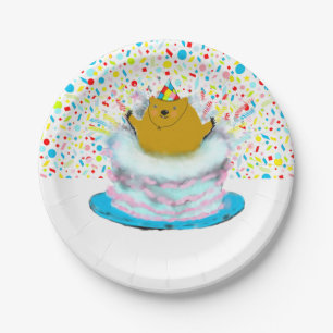 Groundhog Day verjaardagsfeestje Papieren Bordje