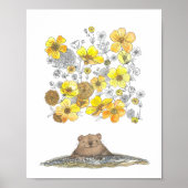 Groundhog Day Waterverf Poster (Voorkant)