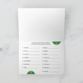 Groundhog Day - Word Scramble Kaart (Binnen)