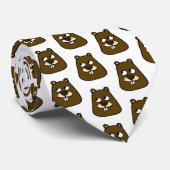 Groundhog Face Stropdas (Opgerold)