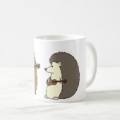 Groundhog, hérisson, et tasse d'ukulélés (Devant droit)