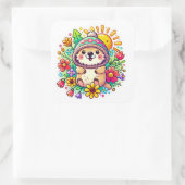 Groundhog Hoodie Sticker (Tas)