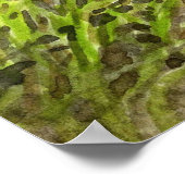 Groundhog in het gras poster (Hoek)