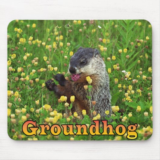 Groundhog Mousepad Muismat (Voorkant)
