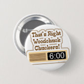 Groundhog Movie Ronde Button 5,7 Cm (Voorkant /achterkant)