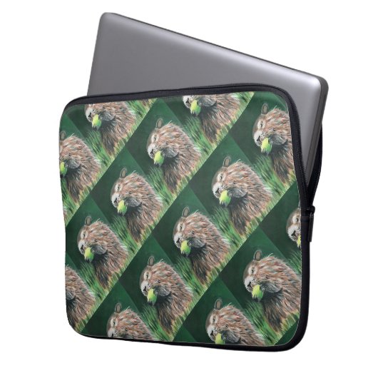 Groundhog pattern Electronics Bag Laptop Sleeve (Voorkant Links)
