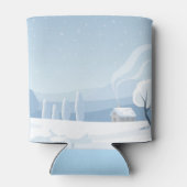 Groundhog Snow Day Blikjeskoeler (Achterkant)