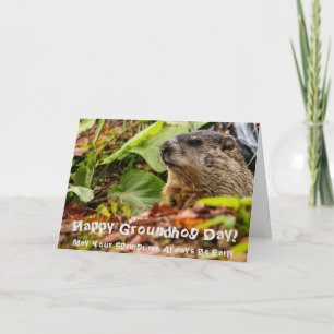 Groundhog Springtime Kaart