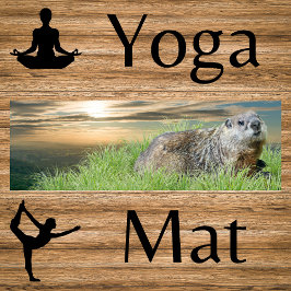 Groundhog Sunrise Yoga Mat