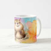 Groundhog Theme Café Mug (Devant droit)
