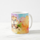 Groundhog Theme Café Mug (Devant droit)