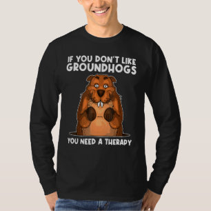 Groundhog voor mannen Rodent Groundhog Dag 5 T-shirt