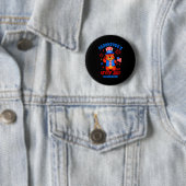 Groundhogs 4 juli viering Patriotisch Ameri Ronde Button 5,7 Cm (In situ)