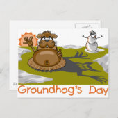 Groundhog's Day Briefkaart (Voorkant / Achterkant)