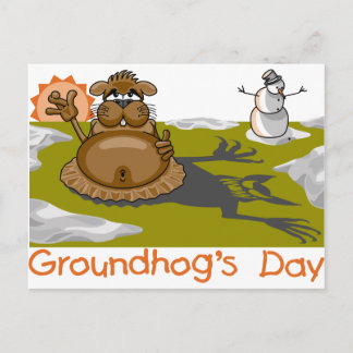 Groundhog's Day Briefkaart