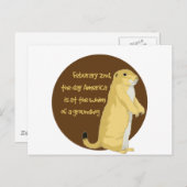 Groundhog's Day Briefkaart (Voorkant / Achterkant)