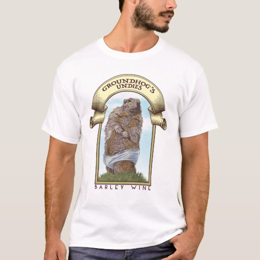 Groundhog's Undies T-shirt (Voorkant)