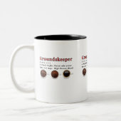 Groundskeeper - Weet dat zwarte koffie alles is wa Tweekleurige Koffiemok (Links)