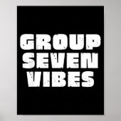 Group 7 Seven Vibes Elite Members  Poster (Voorkant)