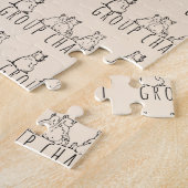 Group Chat Cute Bears Pattern Legpuzzel (Zijkant)