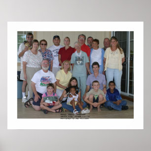 Group, Family Kerstmis, Carson City, NV 7/27/03 Poster