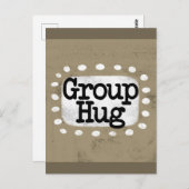 Group Hug-Briefkaart Briefkaart (Voorkant / Achterkant)