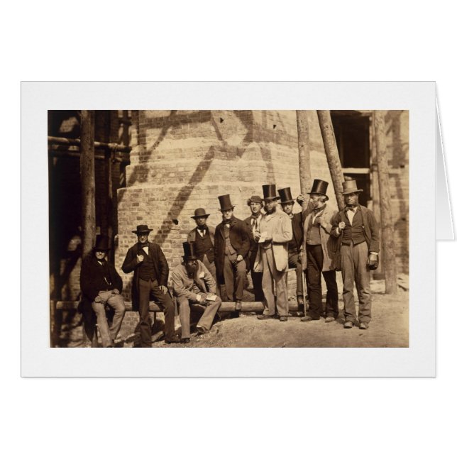 Group of Foremen, 1862 (photo) (Devant horizontal)