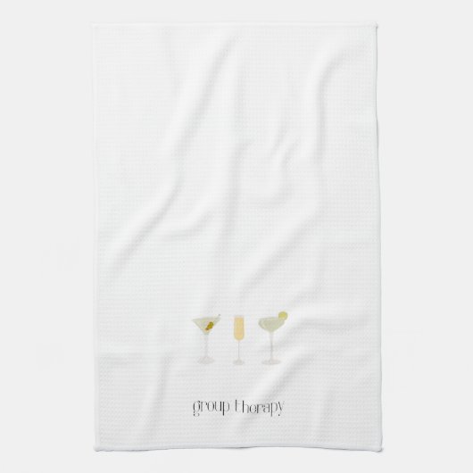 "Group Therapy" Cocktail Serviette de cuisine (Vertical)