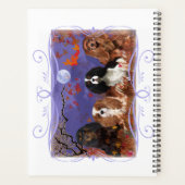 Groupe 4 King Charles Cavalier Spaniels Planner (Dos)