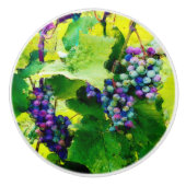 groupe de bouton en céramique de raisins (Devant)