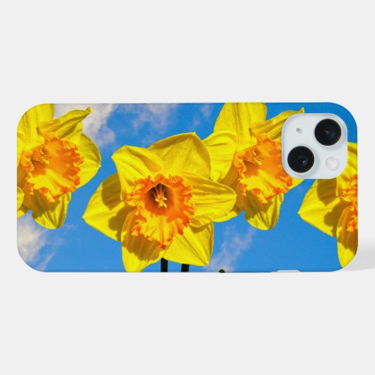 Groupe de Daffodils Médaille d'or fleurs Téléphone (Verso Horizontal)