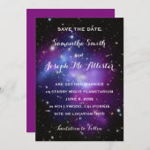 Groupe de galaxies violettes, Save the Date (Devant / Derrière)