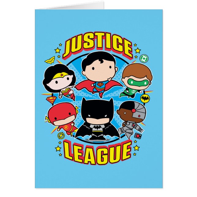 Groupe de la Ligue de la justice de Chibi (Devant)
