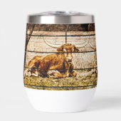 Groupe de Longhorns assis en terrain Distressed Wo (Avant)