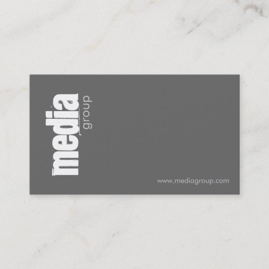 Groupe de médias - cartes de visite (Devant)