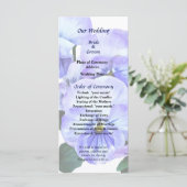 Groupe de Pansies violettes et programme de mariag (Debout devant)