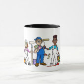 Groupe de peintres professionnels Mug (Centre)