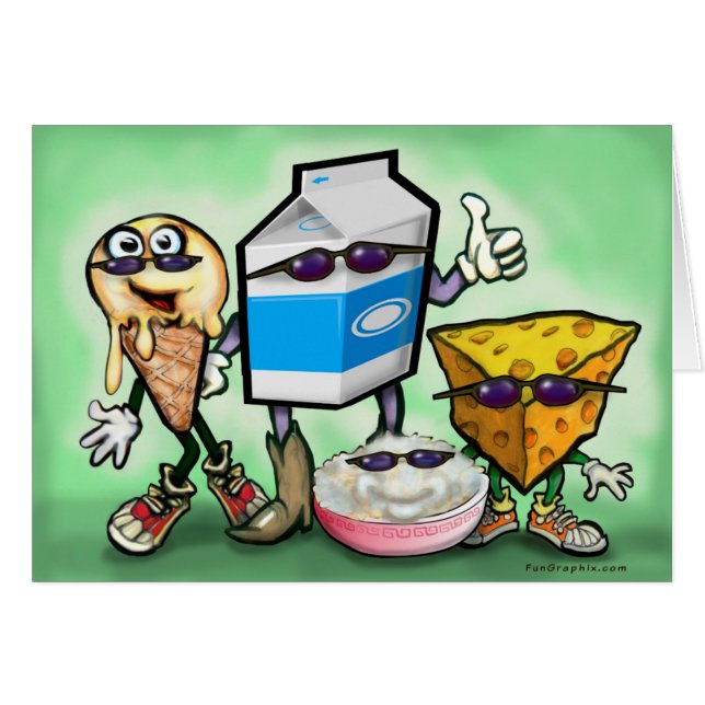 Groupe de produits laitiers (Devant horizontal)