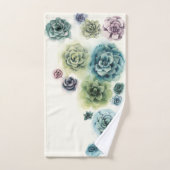 Groupe de succulents (Serviette à main)
