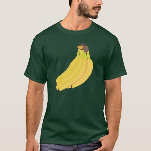 Groupe de T-shirts jaunes de bananes (Devant)