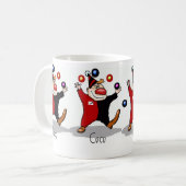 Groupe de tasse de café de clowns (Devant gauche)