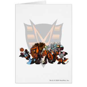 Groupe hanté par équipe en bois