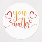 Groupe Motivationnel De 3 Stickers "You Matt" (Design 1)