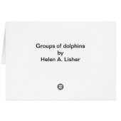 Groupes de dauphins (Dos Horizontal)