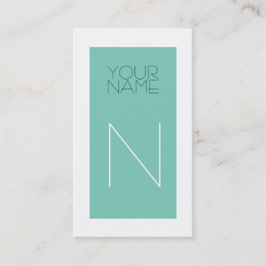 Groupon Art Deco Visitekaartje (Voorkant)