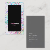 Groupon Geometric Art Colorful Visitekaartje (Voorkant / Achterkant)